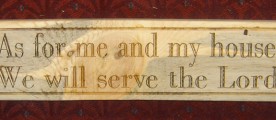 As for Me and My House